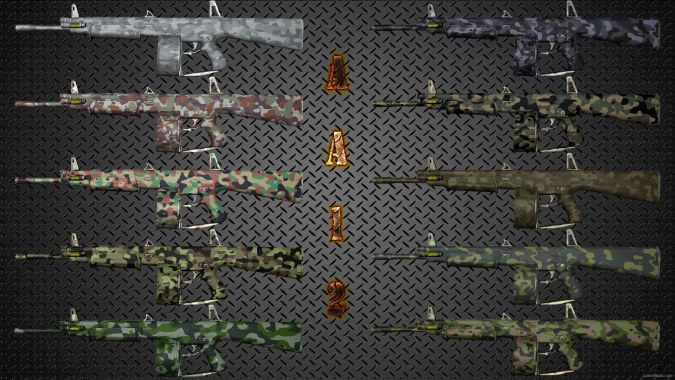 [FIXED] Camouflage AA-12 Weapon Skin Pack