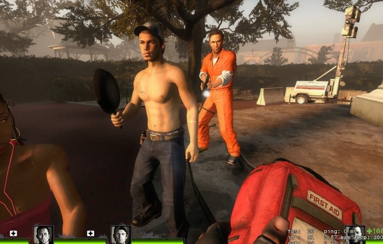 Ellis Shirtless Left 4 Dead 2 Gamemaps 5878