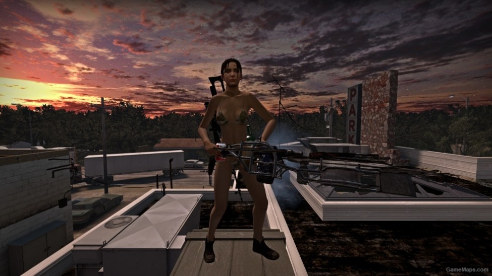 Multi Camo Bikini Zoey Left 4 Dead 2 Gamemaps 2994