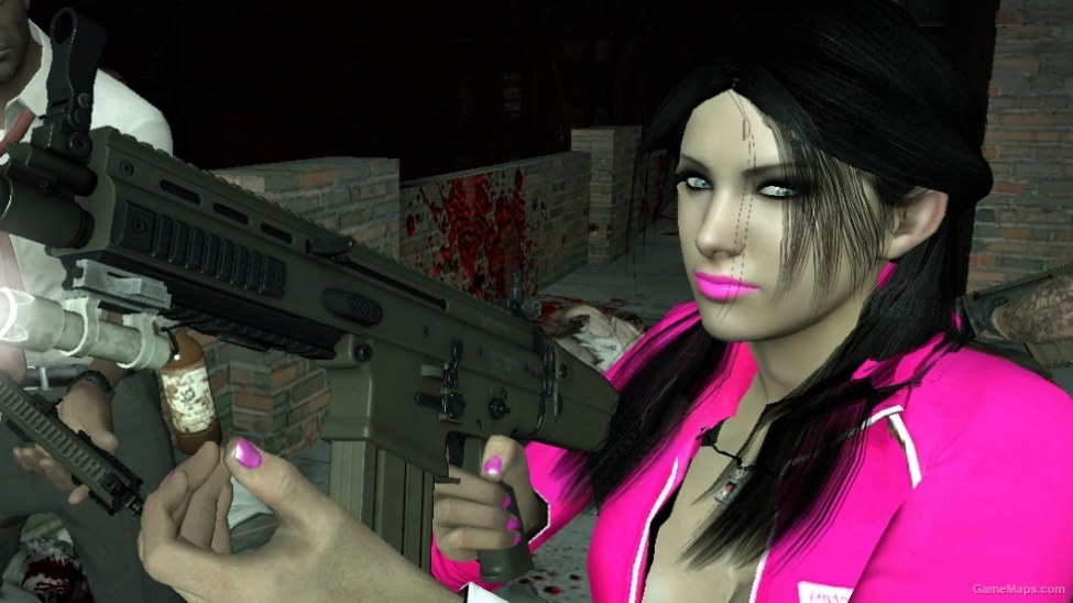 Single Pink Skin Zoey Left 4 Dead 2 Gamemaps 1482