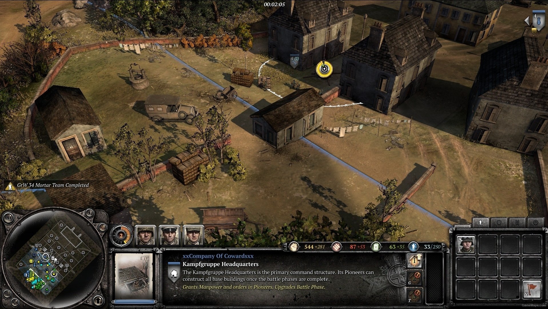 company of heroes red ball express walkthrough