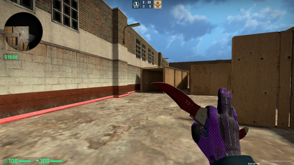 Falchion Knife RUBY FOR CSSO (Mod) for Counter-Strike : Source ...