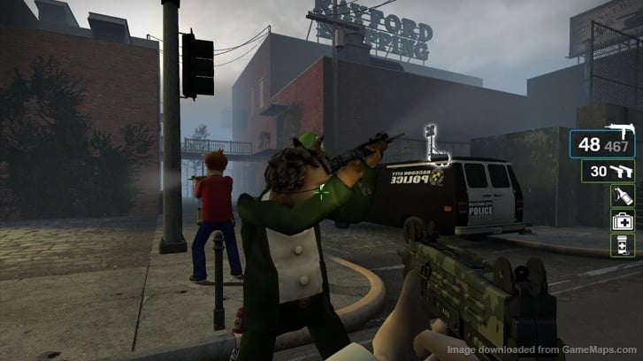 L4D1 smg uzi skinsjungle rev (Left 4 Dead) GameMaps