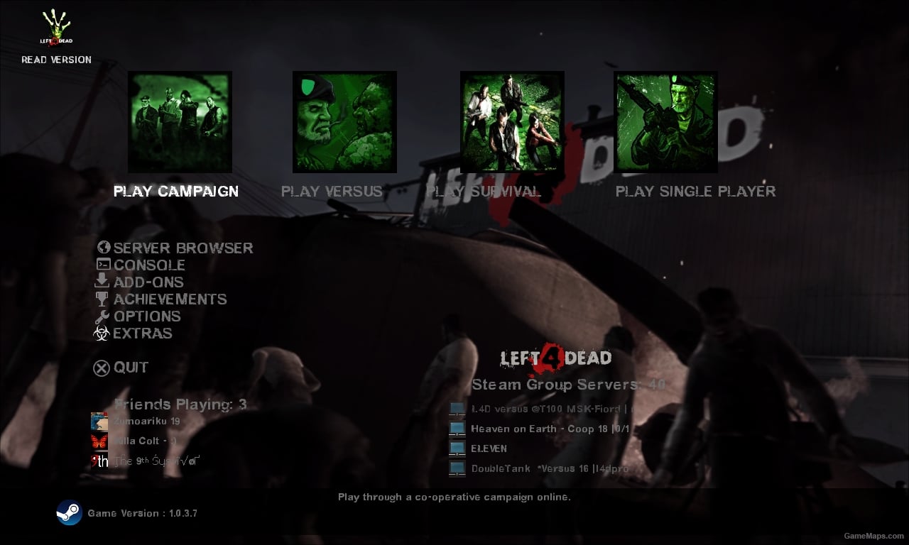 Карта для left 4 dead 2 со всеми оружиями и зомби