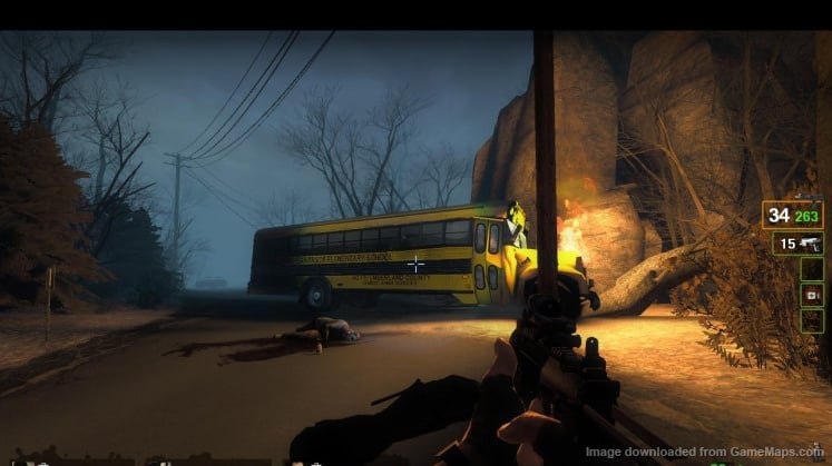 Schoolbus L4D1 (Left 4 Dead) - GameMaps