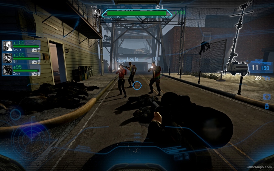 L4D1 Delux de Halo HUD (Left 4 Dead) - GameMaps