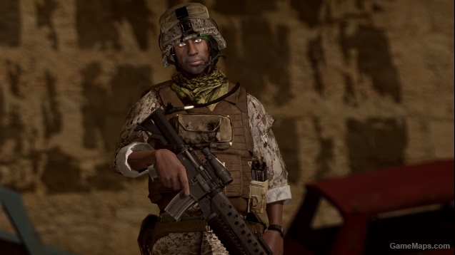 L4D1 USMC Louis (Left 4 Dead) - GameMaps