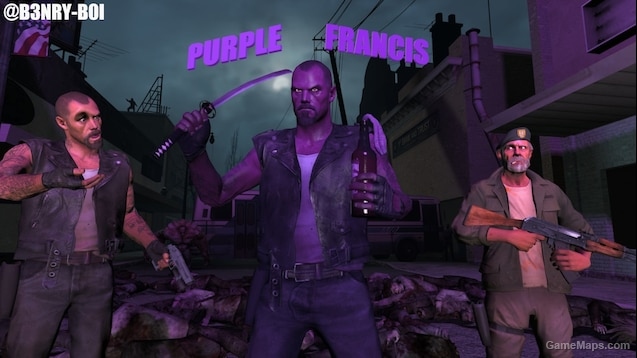 Purple Francis (Cut L4D Content) (Mod) for Left 4 Dead - GameMaps.com