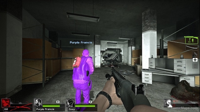 Purple Francis (with name & poster changes) (Mod) for Left 4 Dead ...