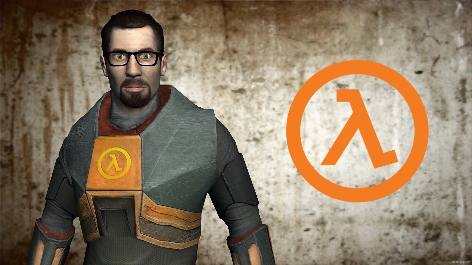 Half Life 2 Gordon Freeman face