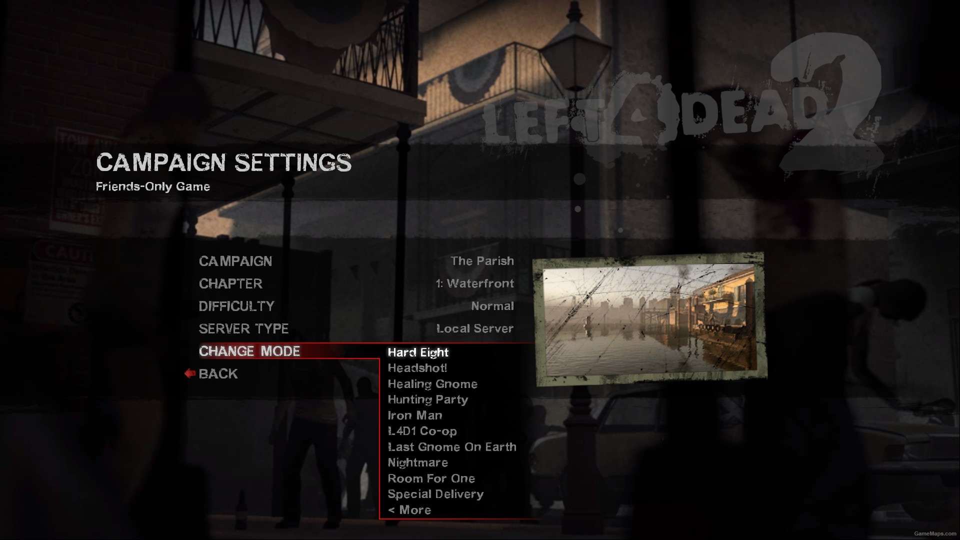 Lobby Mode Changer (Left 4 Dead 2) - GameMaps