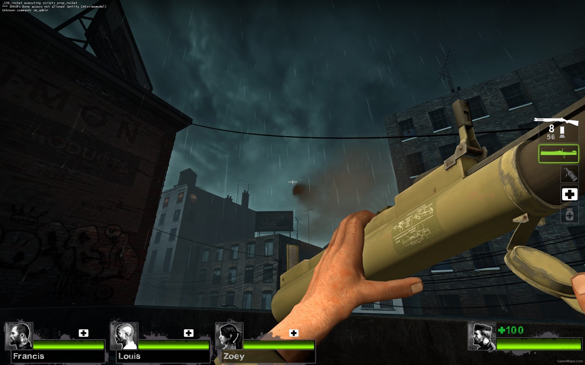 left 4 dead 2 rocket launcher