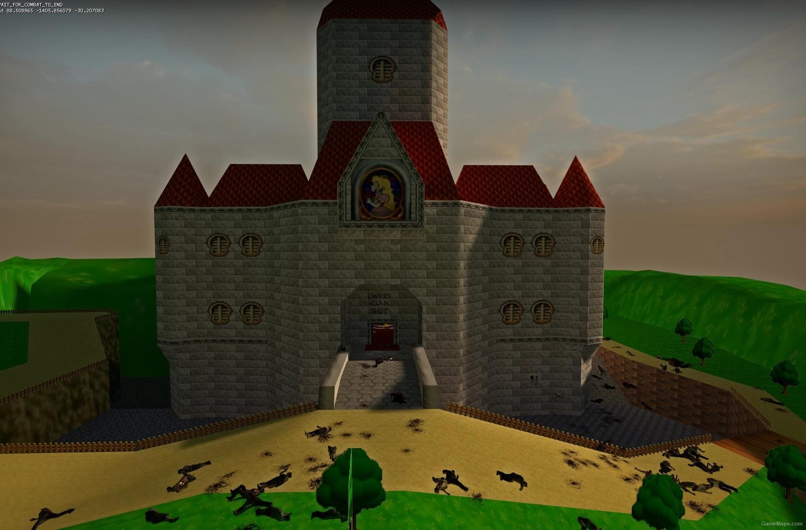 Super Mario 64 Castle Left 4 Dead 2 Gamemaps