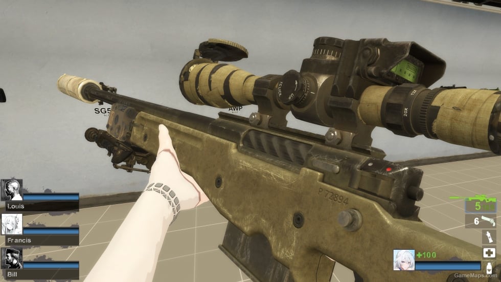 [Firearms] COD L115A3 T1 replaces AWP (request)