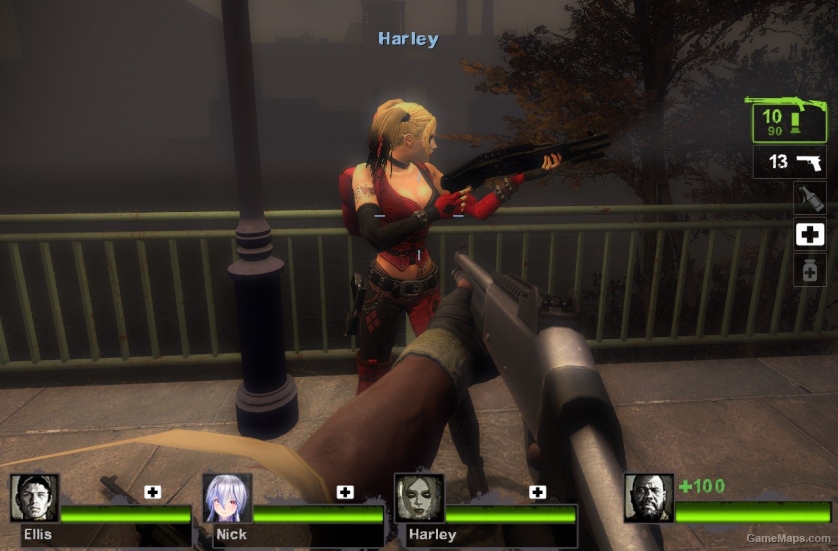 Harley Quinn from Batman: Arkham City (Rochelle) (Left 4 