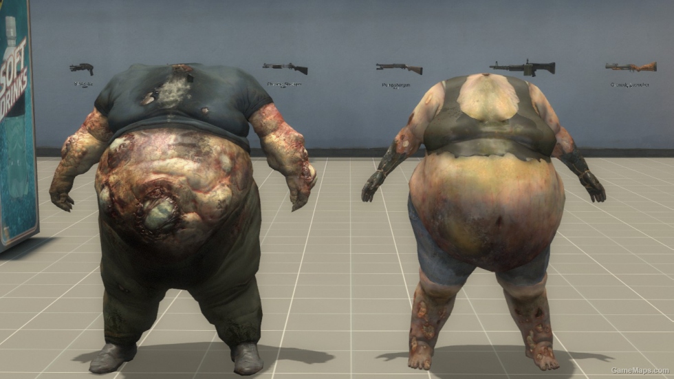 Headless Boomer and Boomette (Left 4 Dead 2) - GameMaps