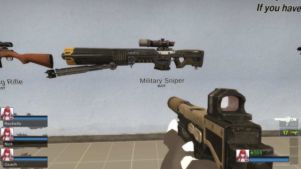 M99A2 Stanchion (military sniper) (Mod) for Left 4 Dead 2 - GameMaps.com
