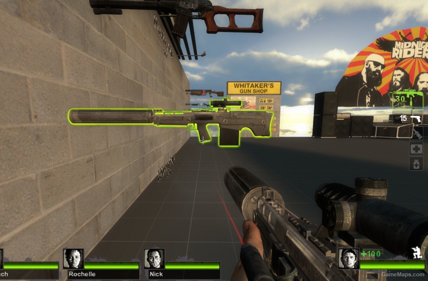 Metro Vyhlop Sniper Rifle (Military Sniper) (Mod) for Left 4 Dead 2 ...