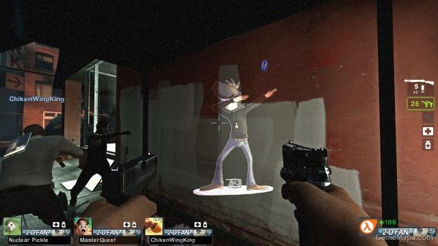 Murdoc dab flashlight (Left 4 Dead 2) - GameMaps