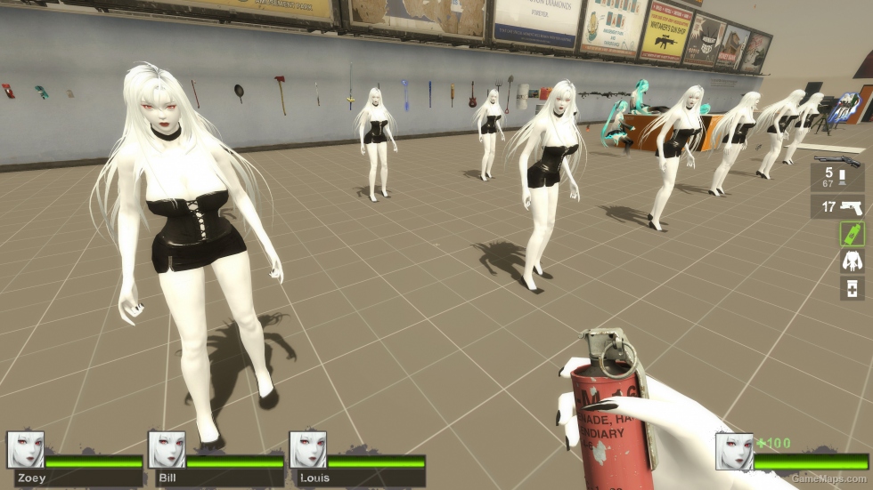 Only Eira R18 Zoey Mod For Left 4 Dead 2 