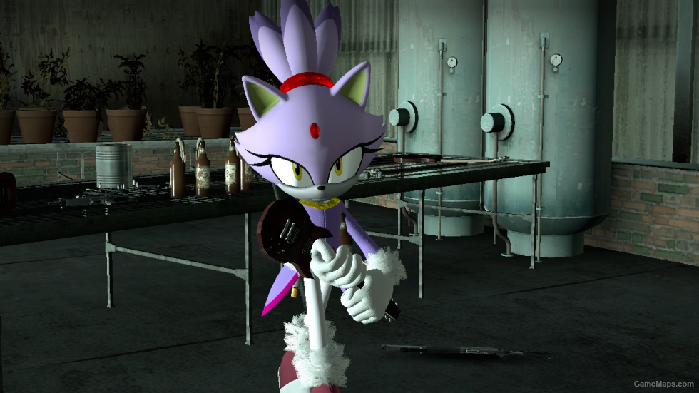 Sonic Generations Blaze the Cat (Zoey) (Mod) for Left 4 Dead 2 ...