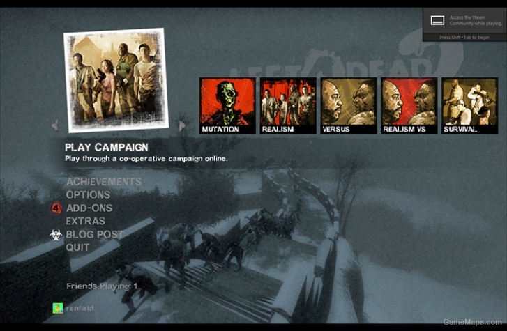 Đón Giáng Sinh với những video phông nền độc đáo trong Left 4 Dead 2, tạo cảm giác ấm áp và tình cảm. Hãy thưởng thức hình ảnh đẹp và những giai điệu quen thuộc, tạo nên bầu không khí lễ hội trong game.
