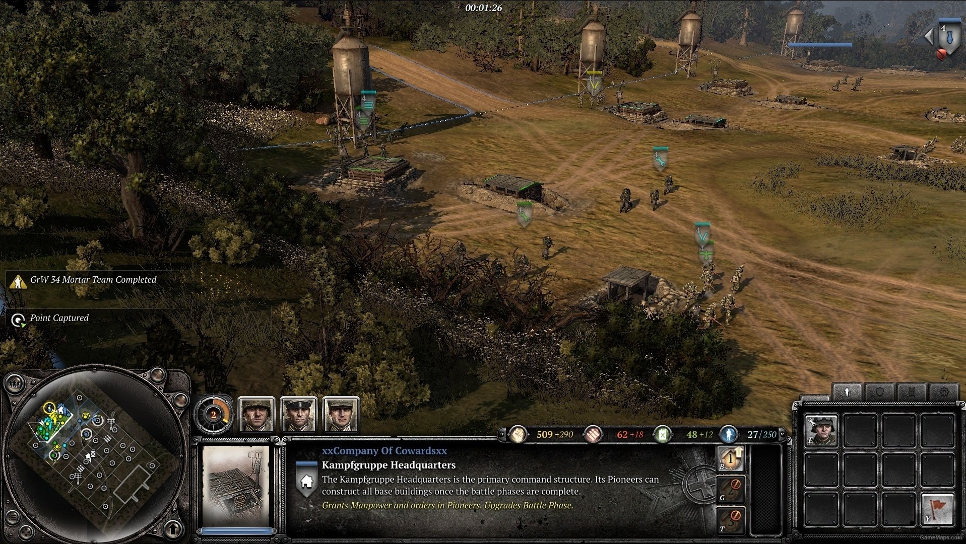 maps company of heroes how