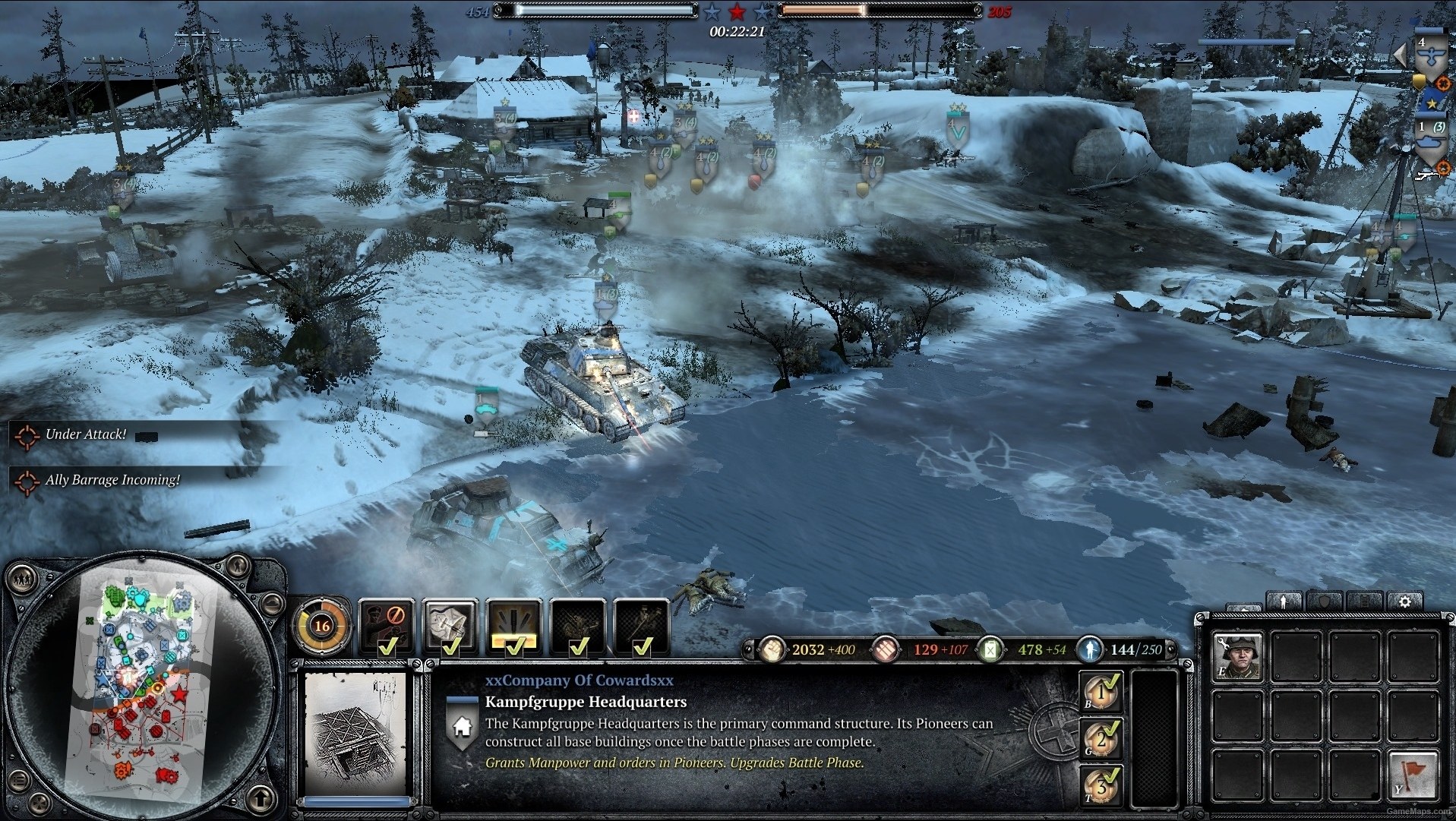 company of heroes 2 maps with destroyable bridges