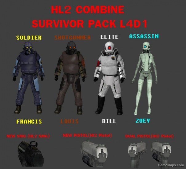 Hl2 Combine Survivor Pack L4d1 Left 4 Dead Gamemaps 0263