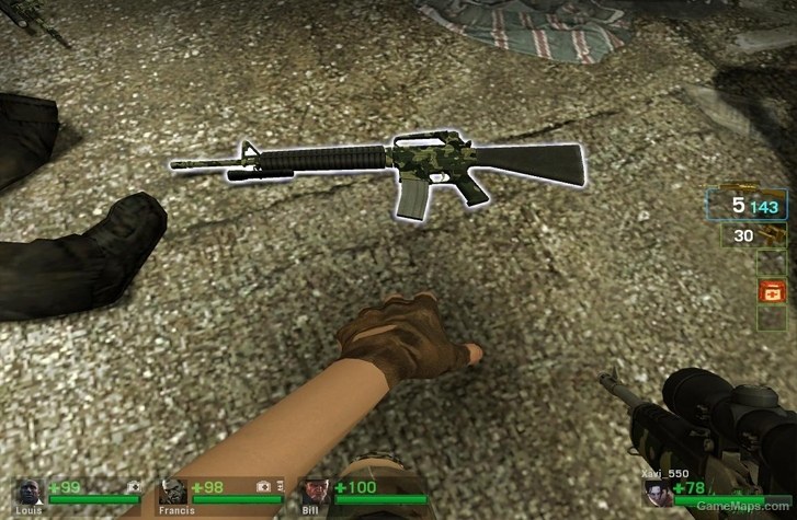 left 4 dead m16