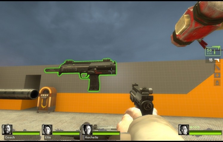 Half Life 2 Alyx Gun (SMG) (Left 4 Dead 2) - GameMaps
