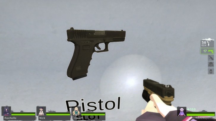 Pistols Mods Left 4 Dead 2 Gamemaps - glock 44 roblox