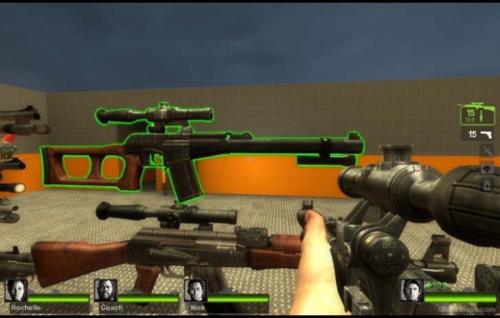 Snipers Mods Left 4 Dead 2 Gamemaps - hunting gun roblox