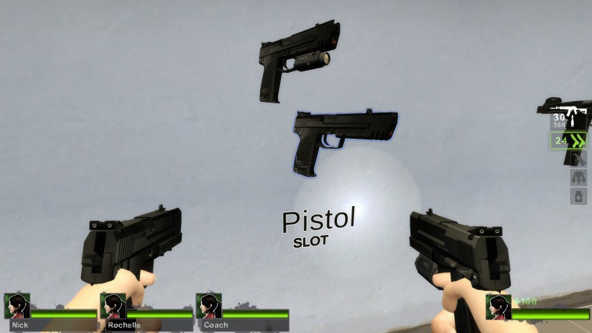 left 4 dead 2 pistol