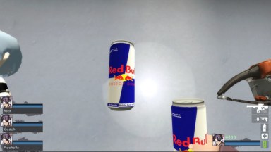 red bull can texture