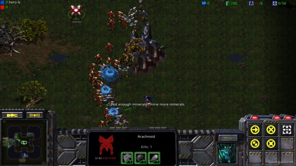 map dota footmen frenzy