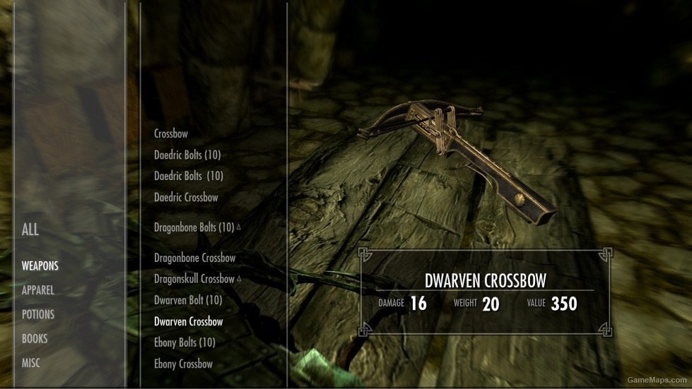 where to find a crossbow in skyrim